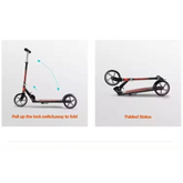 Folding Aluminum Adult Kick Scooter – Big Wheels, Lightweight & Portable